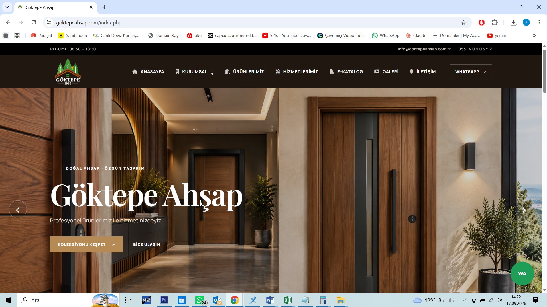 V13 Ahşap Web Tasarım